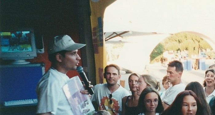 Animateur événement Wanadoo Tour en 2001