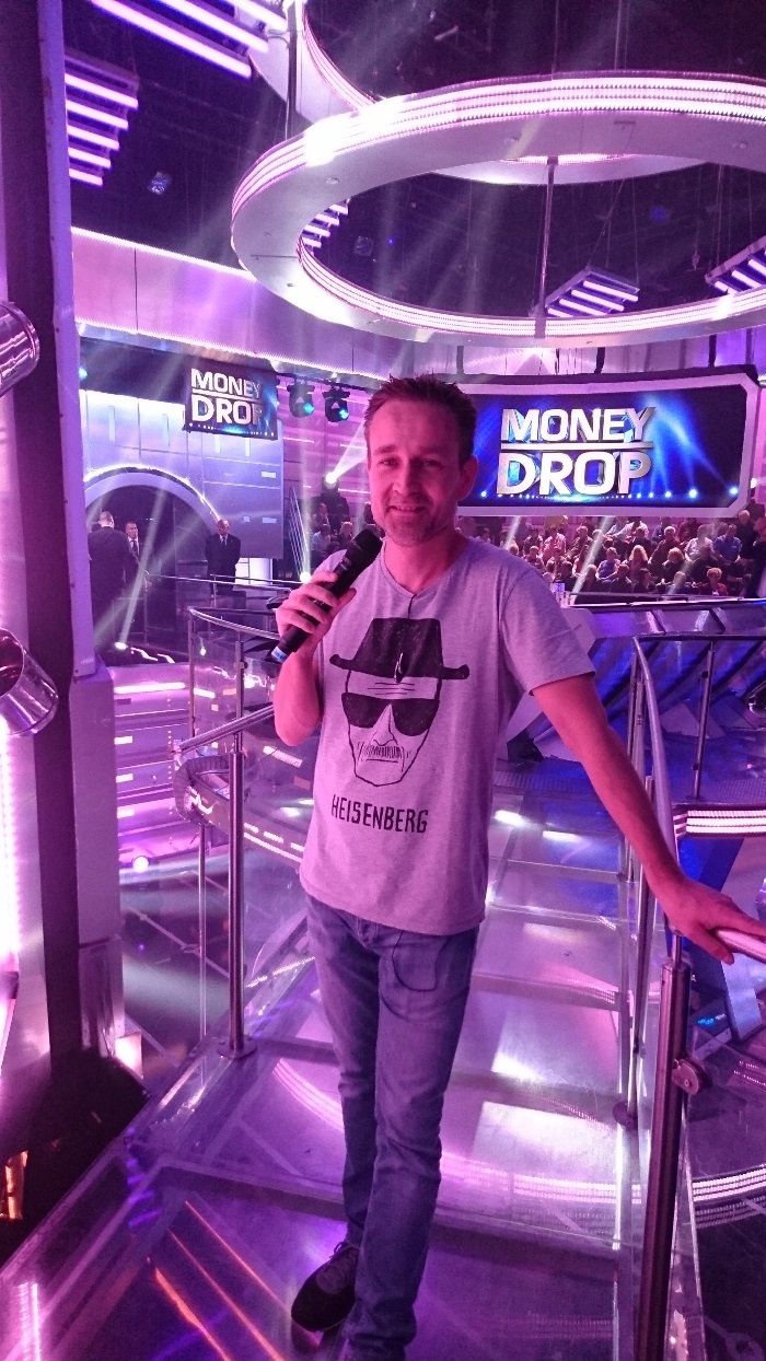 Chauffeur de Salle de Money Drop sur TF1 du 1er août 2011 et jusqu'au 24 février 2017, émission présentée par Laurence Boccolini 
