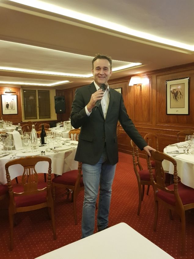 Animateur événementiel Soirée Crédit du Nord Restaurant Le Petit Riche Paris 9 vendredi 2 février