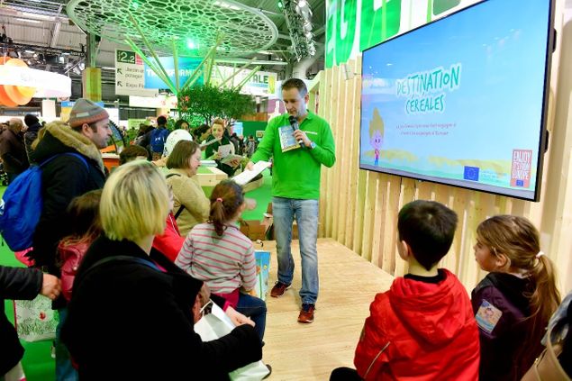 Animateur événementiel Salon de l'Agriculture L'Odyssée Végétale du 24 février au 4 mars 2018 Photo Sébastien d'Halloy