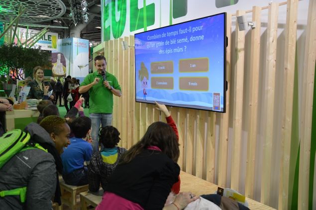 Animateur événementiel Salon de l'Agriculture l'Odyssée Végétale du 24 février au 4 mars Porte de Versailles Paris 