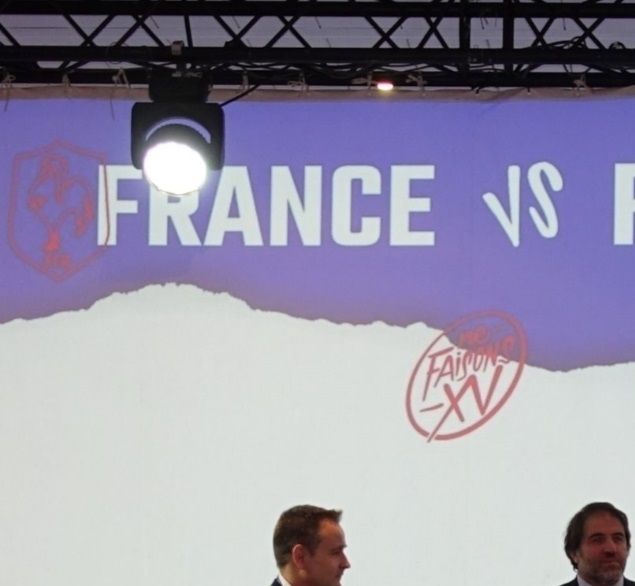 Animateur événementiel Tournée d'Automne match France - Fidji avec Serge Simon, Julien Candelon Imanol Harinordoquy et Maxime Médard