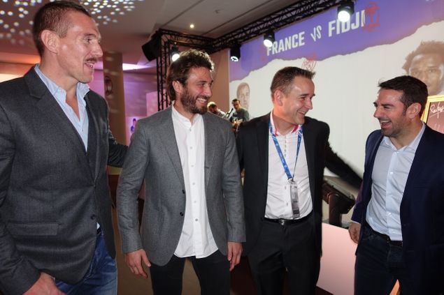 Animateur événementiel Tournée d'Automne Rugby avec Imanol Harinordoquy, Maxime Médard et Julien Candelon samedi 24 novembre au Stade de France 