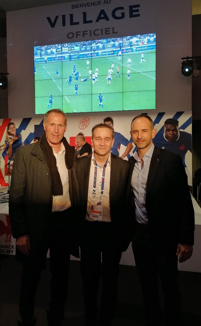 Animateur événementiel Tournoi des 6 Nations France-Italie avec Olivier Magne et Romain Poite dimanche 9 février 