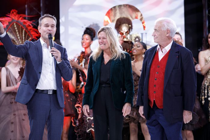 Animateur événementiel 25 ans du Salon du Chocolat à Paris avec les créateurs Sylvie Douce et François Jeantet 2 novembre 2019 photo  ©Thomas Raffoux 
