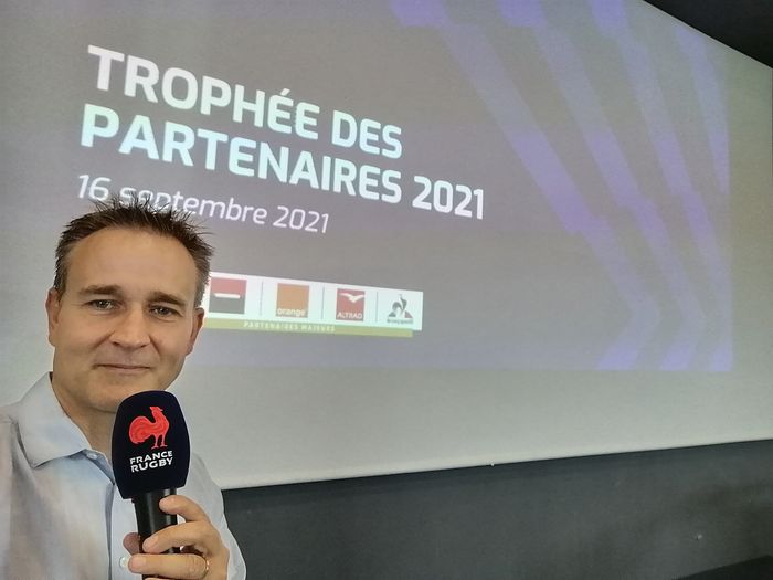 Animateur événementiel Trophée des Partenaires FFR à Marcoussis 16 septembre 2021