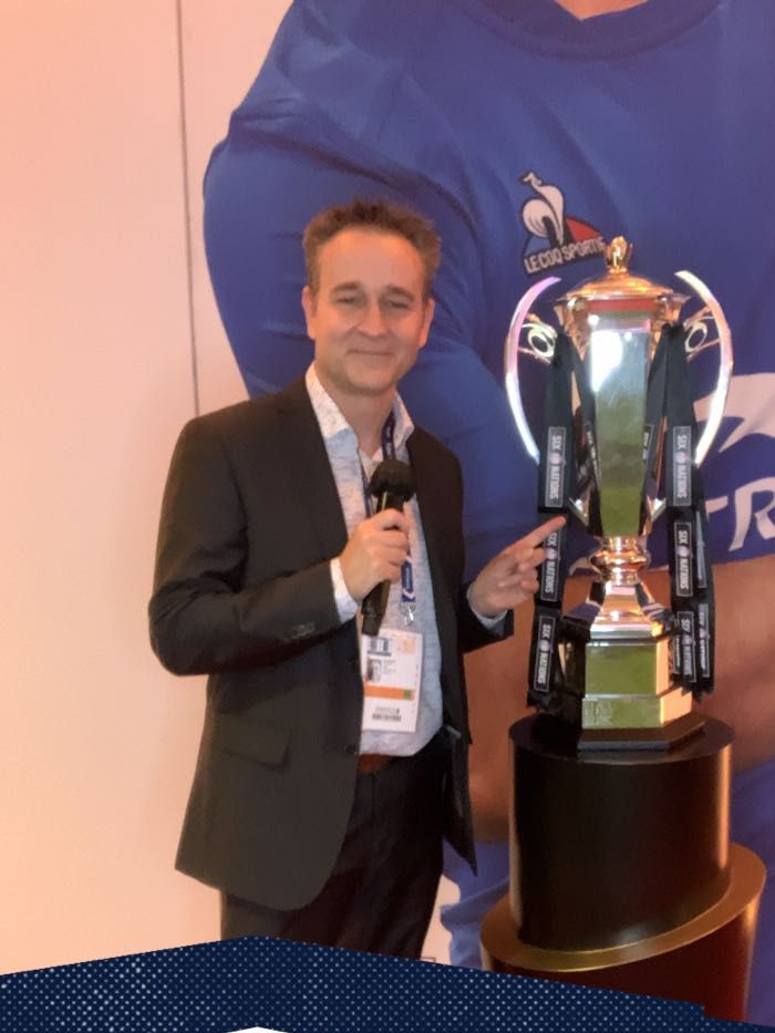 Animateur événementiel Tournoi des 6 Nations au Stade de France février 2022