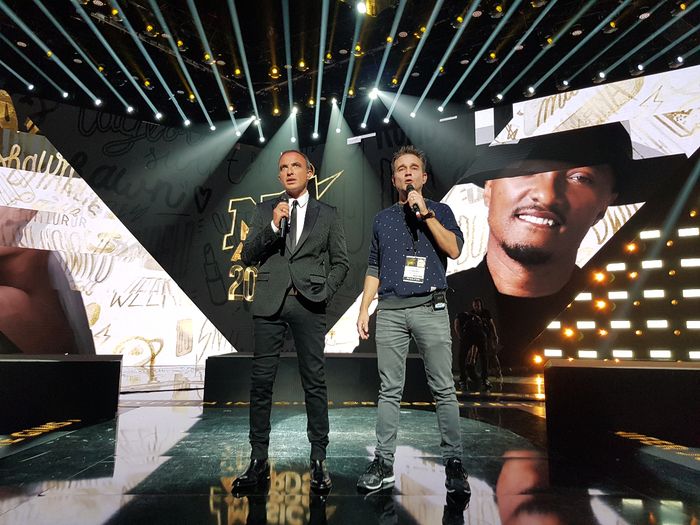 Chauffeur de Salle NRJ Music Awards à Cannes avec Nikos Aliagas ampex vendredi 9 novembre 2018 