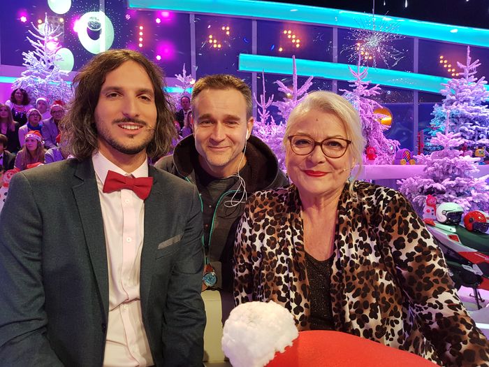 Chauffeur de Salle Les 12 Coups de Noël sur TF1 avec Xavier et Josiane Balasko 2017